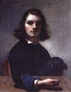 Gustave Courbet Self-Portrait oil